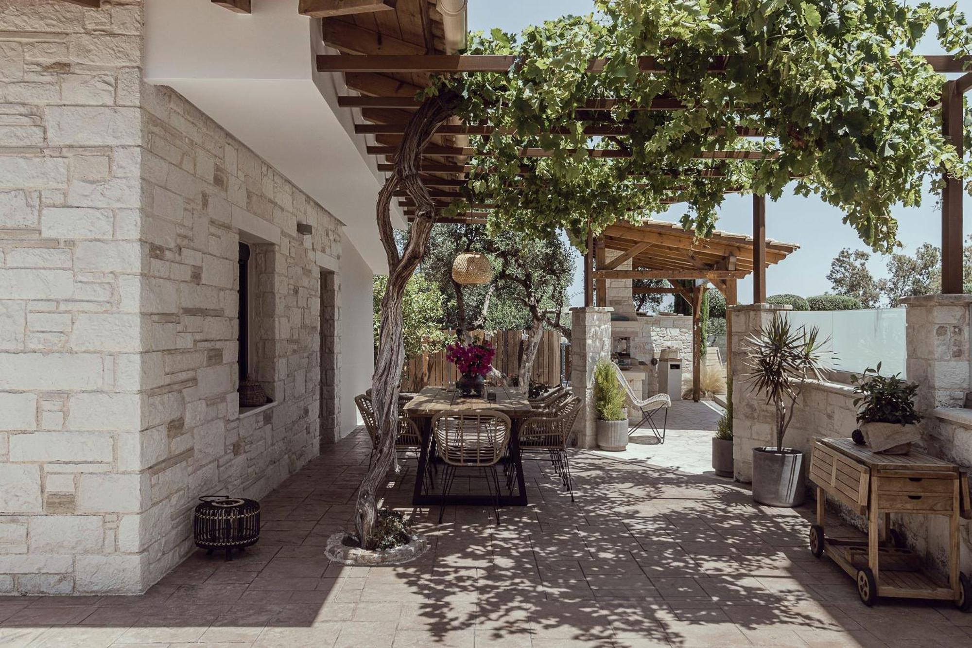 Antonia Blue Villa Mourniai Экстерьер фото