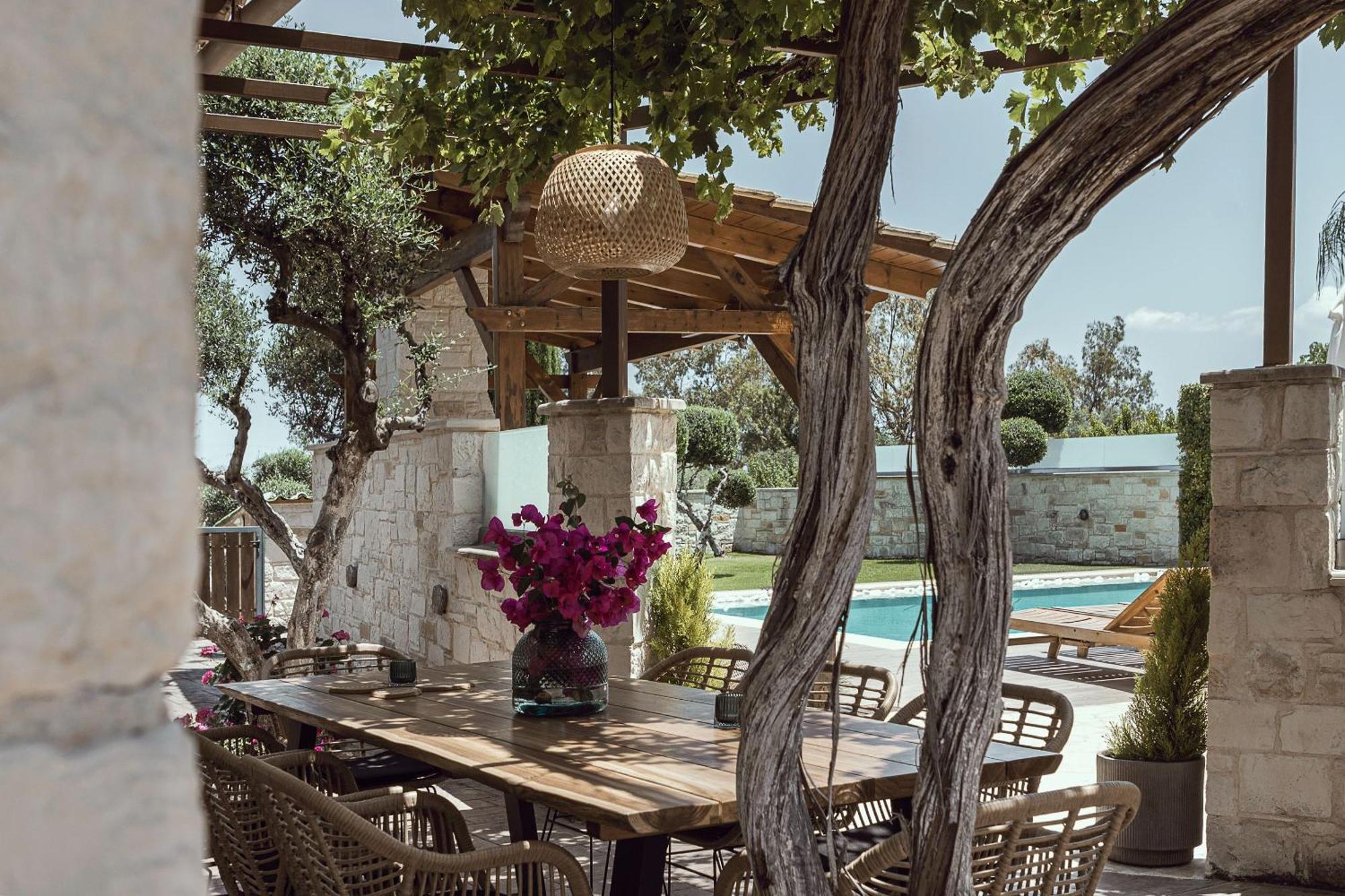 Antonia Blue Villa Mourniai Экстерьер фото